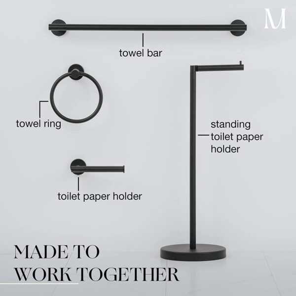 Marmolux Toilet Paper Holder Stand Free Standing, SUS304 - Image 8