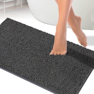 Mayshine Bathroom Rugs, Chenille Microfiber Bath Mats