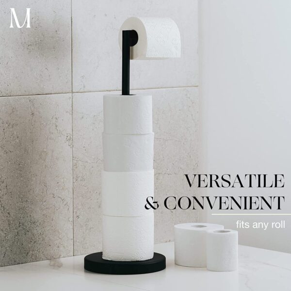 Marmolux Toilet Paper Holder Stand Free Standing, SUS304 - Image 5