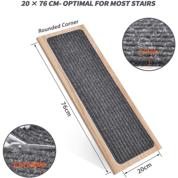 MBIGM Striped Indoor & Outdoor Non-Slip Stair Treads - Image 4
