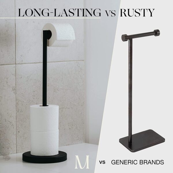 Marmolux Toilet Paper Holder Stand Free Standing, SUS304 - Image 6