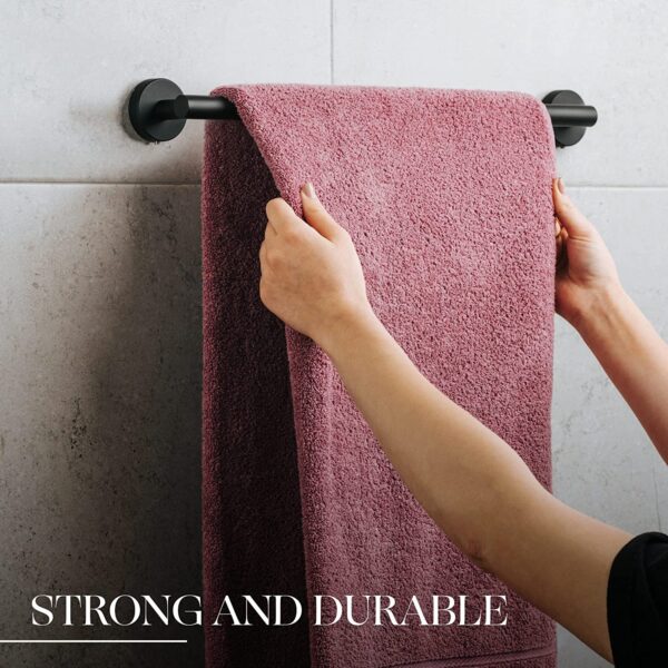 Marmolux Towel Rack, SUS304 Stainless Steel Towel Bar - Image 5
