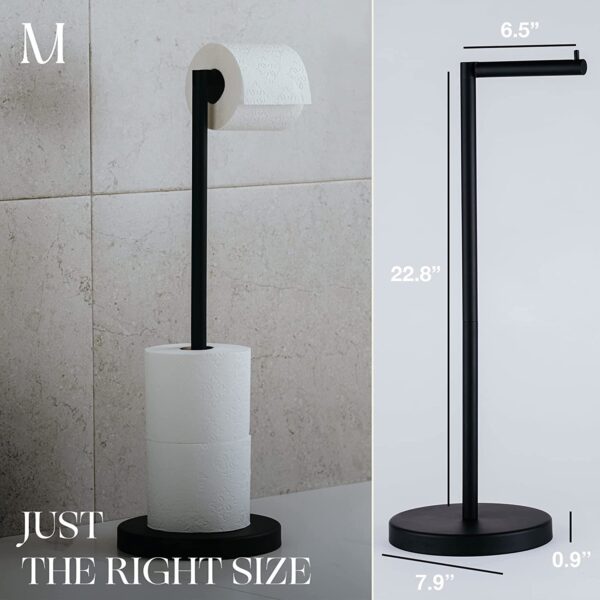 Marmolux Toilet Paper Holder Stand Free Standing, SUS304 - Image 2