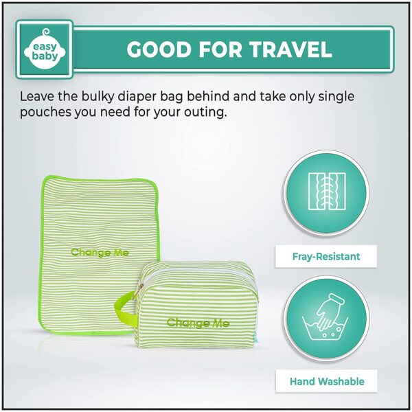 Easy Baby Travelers Packing Cubes & Pouch for Baby Item - Image 12