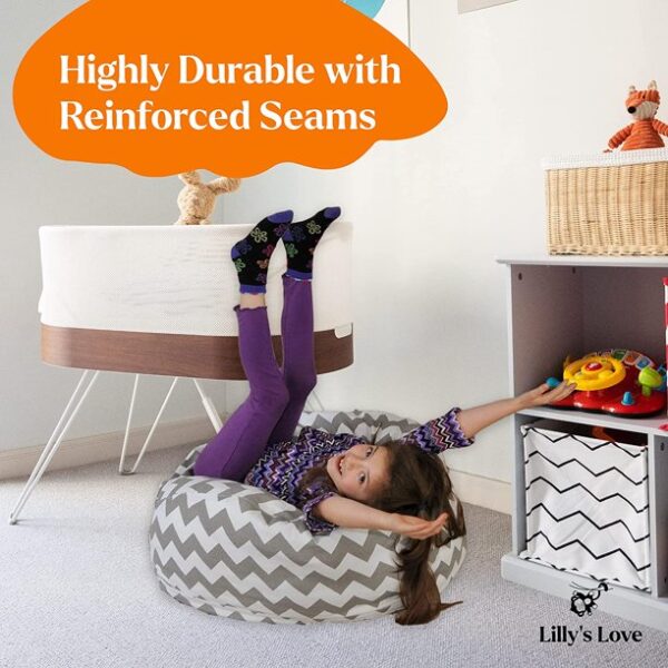 Lilly's Love Cotton Stuffed Toys Animal Bean Bag Storage Chair for Kids - Image 3