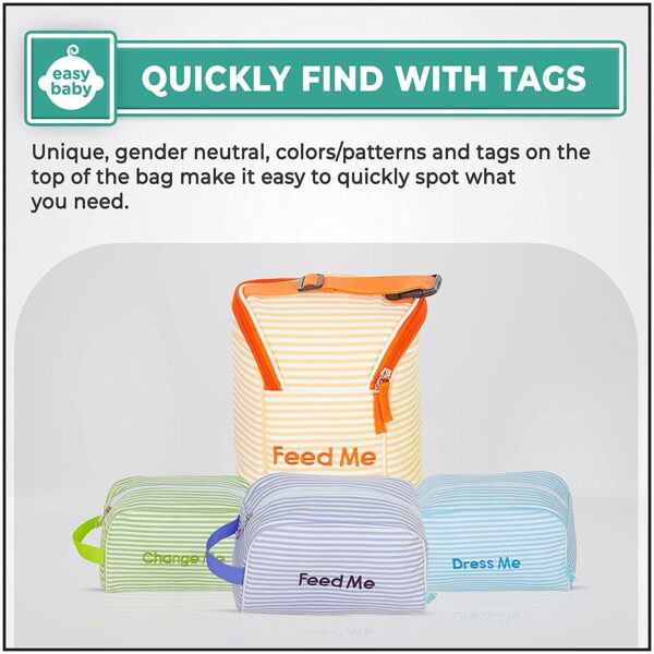 Easy Baby Travelers Packing Cubes & Pouch for Baby Item - Image 8