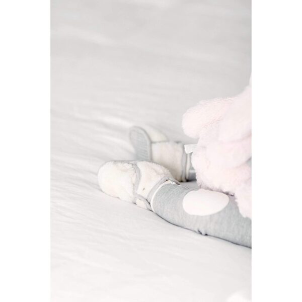 Baby Deedee Toddler Slippers, Sherpa Fleece Baby Booties, Unisex - Image 4