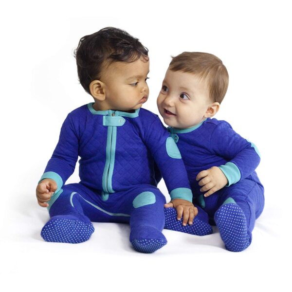 Baby Deedee Quilted Cotton Unisex Toddler Pajamas for Boys/Girls 12m-18m-24m - Image 3