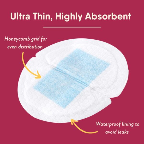 NatureBond Ultra Thin Nursing Pads Disposable for Breastfeeding - Image 2