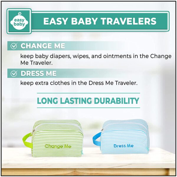 Easy Baby Travelers Packing Cubes & Pouch for Baby Item - Image 7