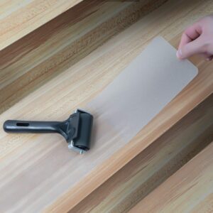 MBIGM Indoor & Outdoor Non-Slip Stair Treads with Roller, 15pcs 4x30"