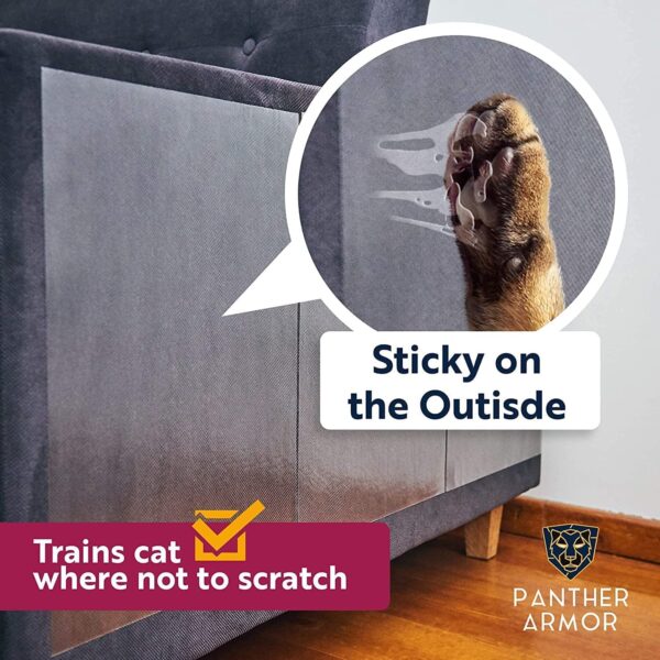 Panther Armor Couch Protector for Cats, Anti Scratching Sticky Tape - Image 6