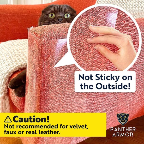 Panther Armor Couch Protector for Cats with Pins - Image 5