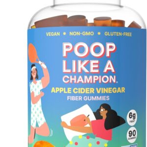 Apple Cider Vinegar Fiber Gummies for Adults, 90 Fiber Supplements