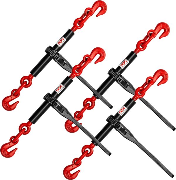 AFA Tooling 5/16"- 3/8" Chain Binders 6,600LB Load Limit - 4 Pack