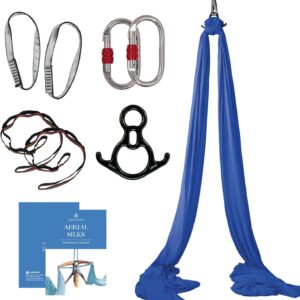 Aum Active Aerial Yoga Swing Silks & Silk Sling Set, 9yd