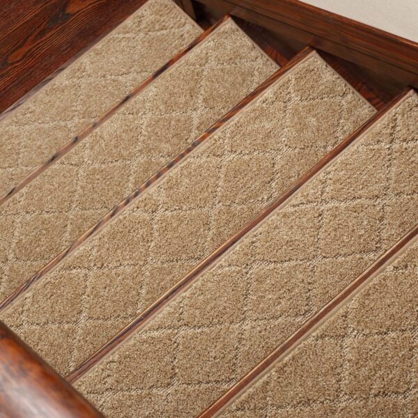 MBIGM Carpet Stair Treads for Wooden Steps with Soft Plush Comfort, 15 Pcs - Image 2