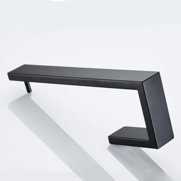Marmolux Towel Racks for Bathroom, 8 Inch Square Towel Bar Holder, Matte Black - Image 4