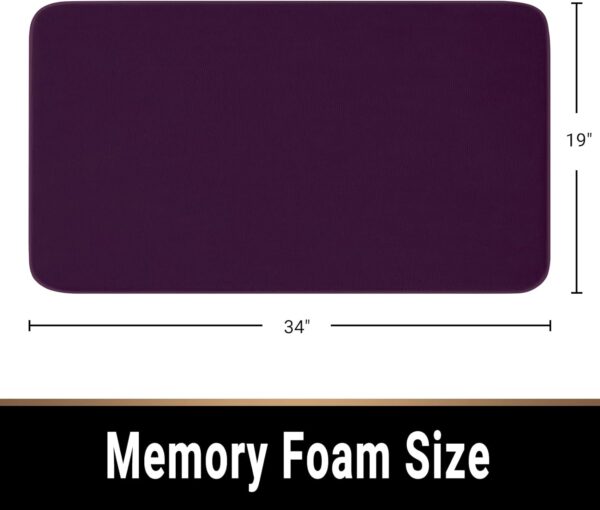 Mayshine Bathroom Rugs, Memory Foam Bath Mat - Image 3