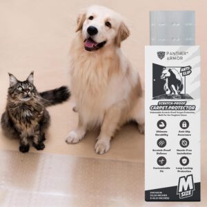 Panther Armor Plastic Carpet Protector, Anti-Scratch Plastic Runners For Carpet
