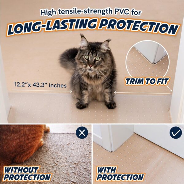 Panther Armor Plastic Carpet Protector, Anti-Scratch Plastic Runners For Carpet - Image 2